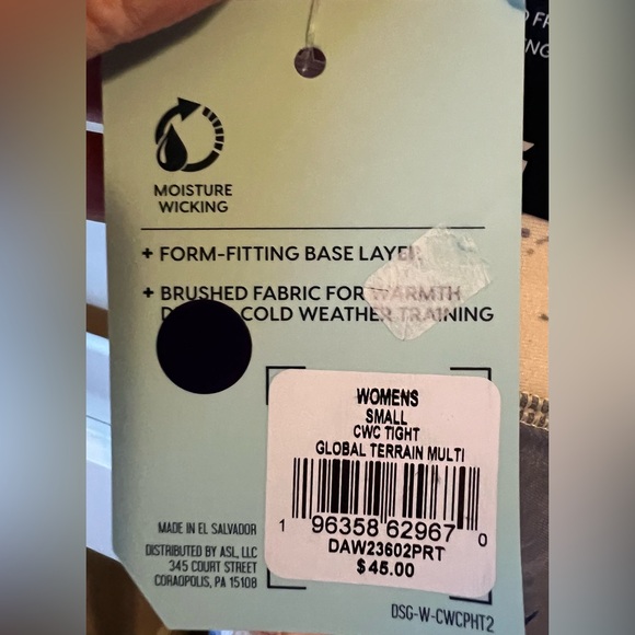 DSG - NWT - Small - High Rise Tight - Multi color - Cold Weather Compression - Picture 5 of 7